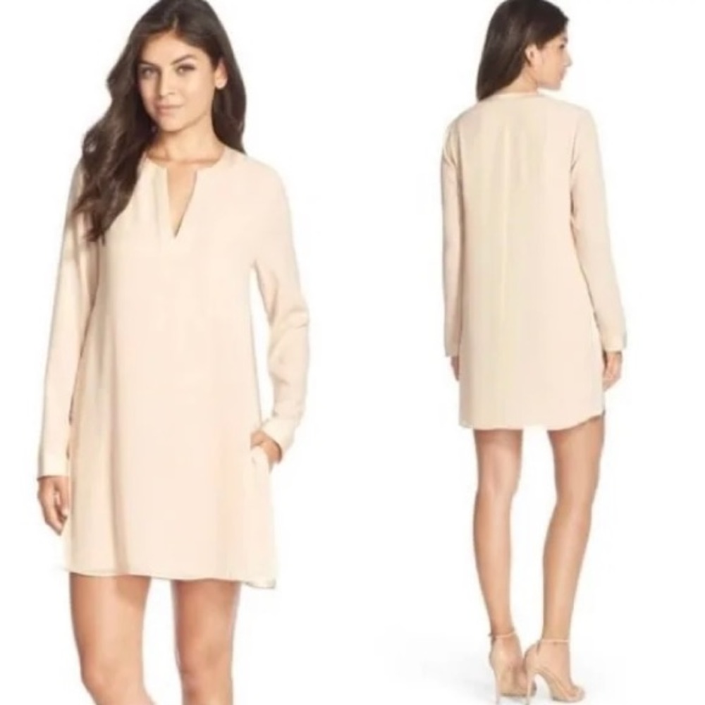 BCBGMaxAzria Bare Pink Dyanne Tunic Dress